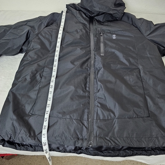 NWT IZOD 3-in-1 Tech System Jacket Black Men’s L Waterproof Windproof - Picture 9 of 16